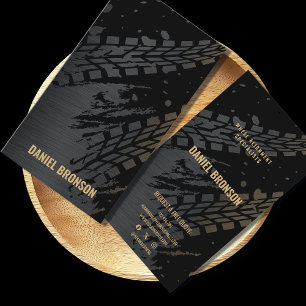 Modern Car Auto Mechanic Repair Service  Business Card