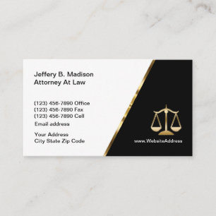 Modern Cassy Law Office Business Card