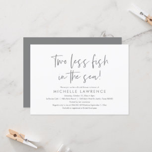 Modern Casual and Fun, Bridal Shower Beach Party Invitation