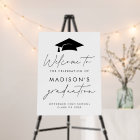Modern Casual Script Graduation Party Welcome Sign