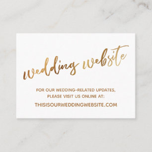 Modern Casual Wedding Website & Save the Date Card