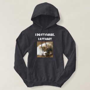 Modern Cat Mum Dark Grey Customised Cute Pet Photo Hoodie