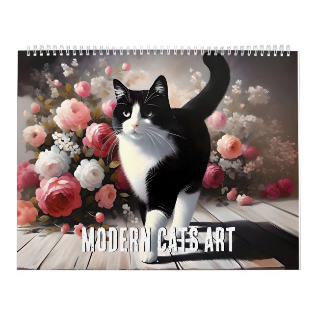 Modern Cats in Art Calendar (Cover)