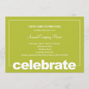 Modern Celebration Corporate/Business Party Invite