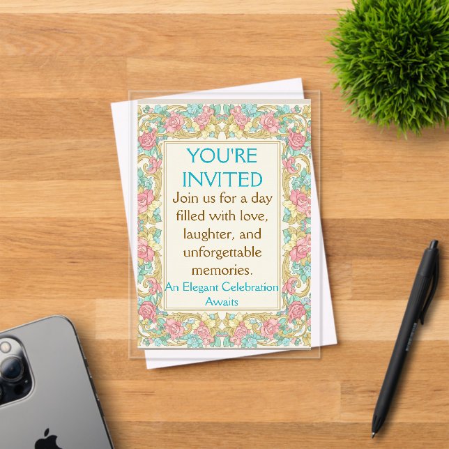 Modern Celebration Invite Template (Insitu (Invitation Card))