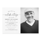 Modern Celebration of Life Memorial Funeral Photo