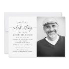 Modern Celebration of Life Memorial Funeral Photo