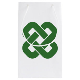 Modern Celtic Knot Art Gift Bag