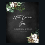 Modern Chalkboard Wedding Hot Cocoa Bar Sign<br><div class="desc">Modern Chalkboard Wedding Hot Cocoa Bar Sign</div>