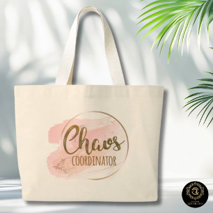 Modern Chaos Coordinator Everyday Cotton Tote Bag