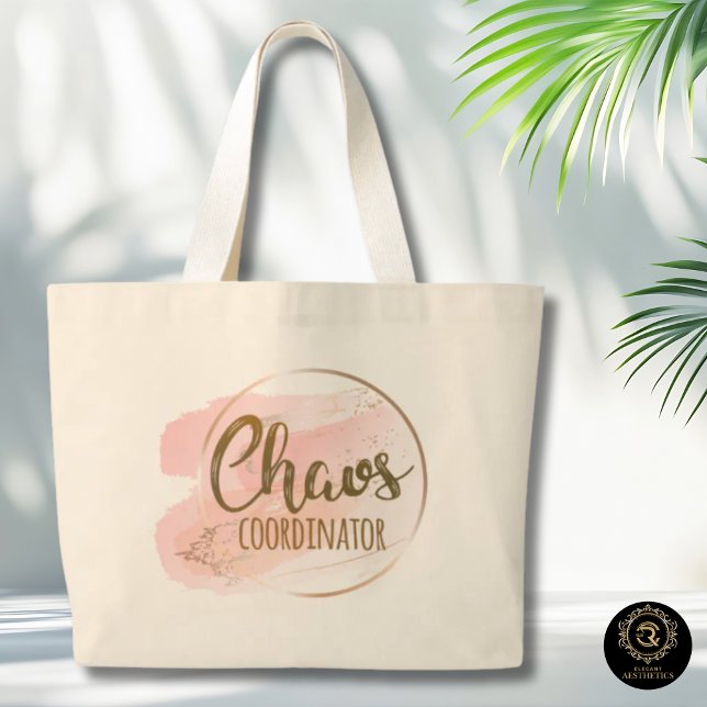 Modern Chaos Coordinator Everyday Cotton Tote Bag (Creator Uploaded)