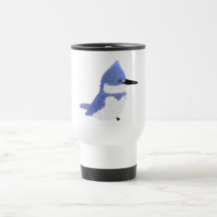 Modern charming belted kingfisher travel mug