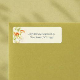Modern Chartreuse Editorial Floral Wedding Address