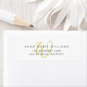 Modern Chartreuse Script Monogram