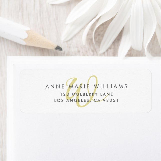 Modern Chartreuse Script Monogram (Insitu)