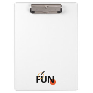 Modern, cheerful, lively, cool, trendy design Fun Clipboard