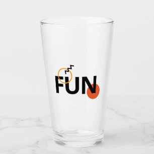 Modern, cheerful, lively, cool, trendy design Fun Glass