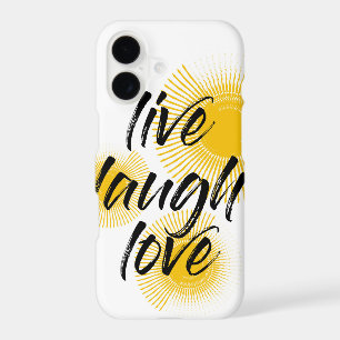 Modern, cheerful, trendy design Live Laugh Love