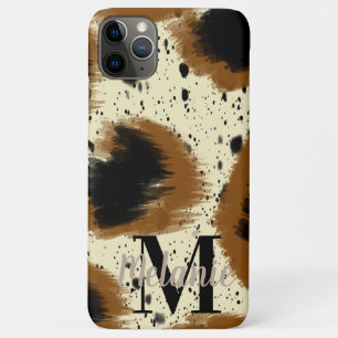 Modern Cheetah Abstract Splash Art Case-Mate iPhone Case