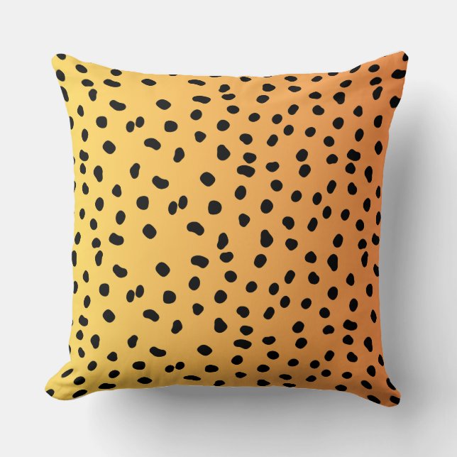 Modern Cheetah Print  Cushion (Front)