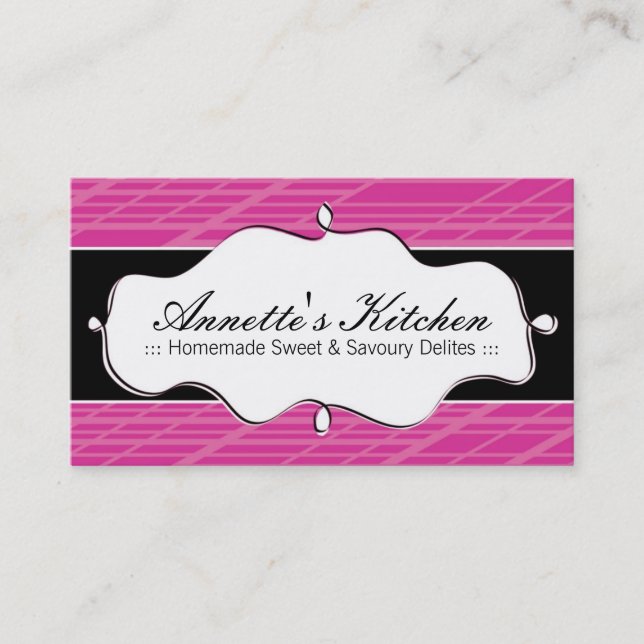 Modern Chef Business Cards (Front)