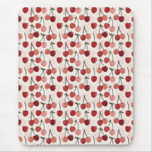 Modern Cherry Pattern Mouse Pad