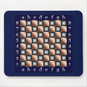 Modern Chess Table Mouse Pad