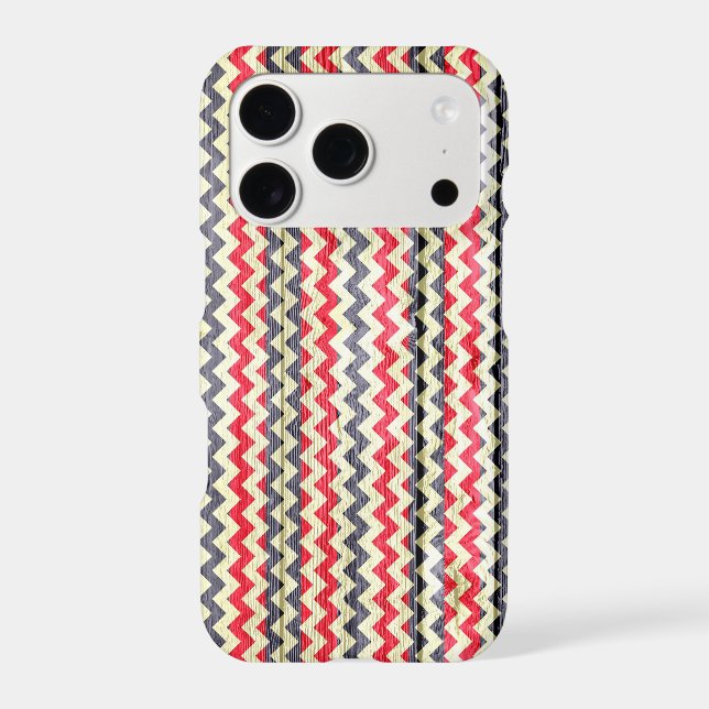 Modern Chevron Pattern Wooden (Back)