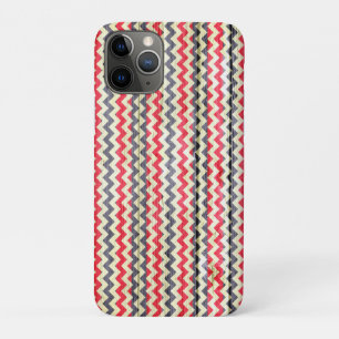 Modern Chevron Pattern Wooden Case-Mate iPhone Case
