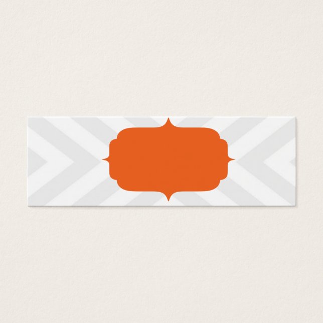 MODERN CHEVRON SKINNY CARD (Front)