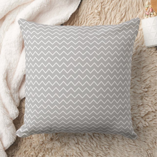 Modern Chevron Zigzag Seamless Pattern Cushion (Blanket)