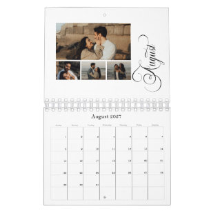 Modern Chic 4 Photo Collage 53 photos Calendar