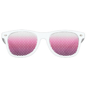 modern chic abstract magenta burgundy maroon ombre retro sunglasses