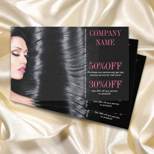 modern chic  beauty salon Hair Stylist Flyer