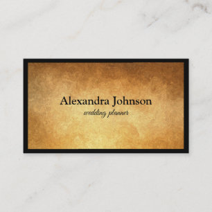 Modern Chic Black and Gold Foil Luxury Business Ca Card