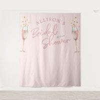 Modern chic calligraphy champagne flutes backdrop
