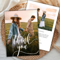 Modern Chic Calligraphy Script 2 Photo Wedding