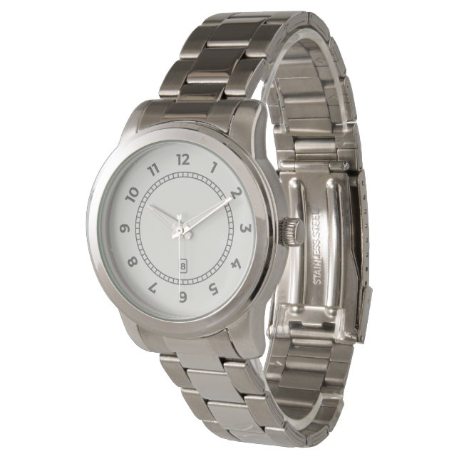 Modern Chic Contemporary Men's  Watch (Angled)