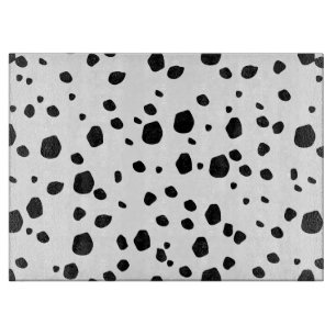 Modern Chic Dalmatian Dog Animal Print Pattern Cutting Board