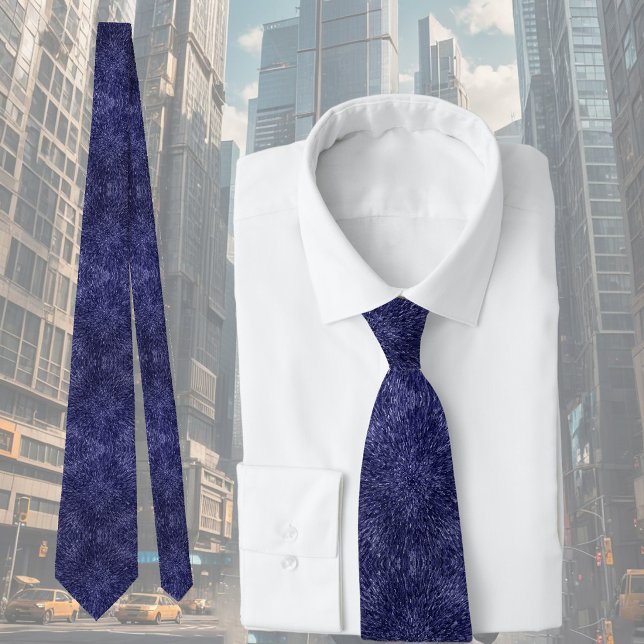 Modern, chic design in dark blue, glitter effect tie (Creator Uploaded)
