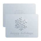 Modern Chic Elegant Snowflake