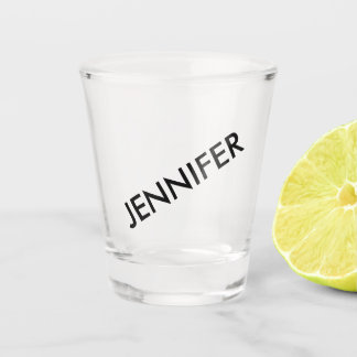 Modern Chic Extravagant You Name It Personalised  Shot Glass