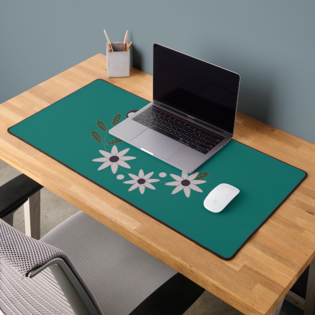 Modern Chic  Floral  Desk Mat (Office 2)