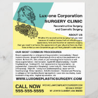 Modern Chic Floral Model, Plastic Surgeon/Surgery