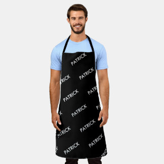 Modern Chic Hobby Personalised Cooking Chef Custom Apron