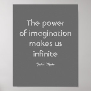 modern chic inspirational Muir quote poster