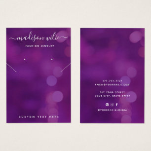 Modern Chic jewellery necklace earring display Car