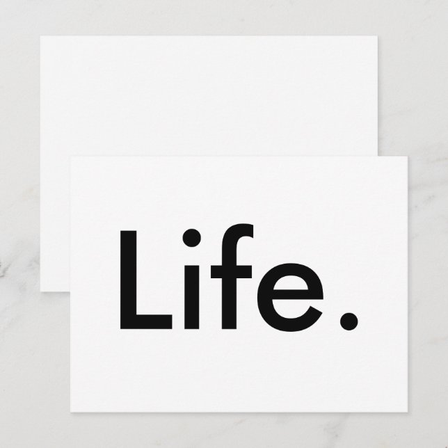 modern chic LIFE. | Postcard (Front/Back)