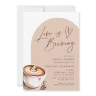 Modern Chic Love is Brewing Coffee Bridal Shower
