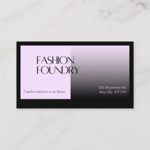 Modern Chic Minimalist Boutique Business Card